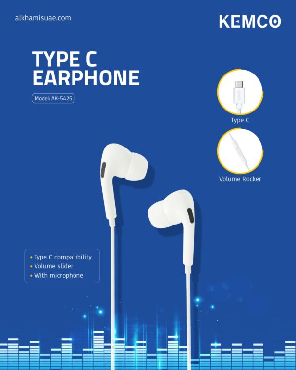 Kemco Mobile Earphone  Type-C