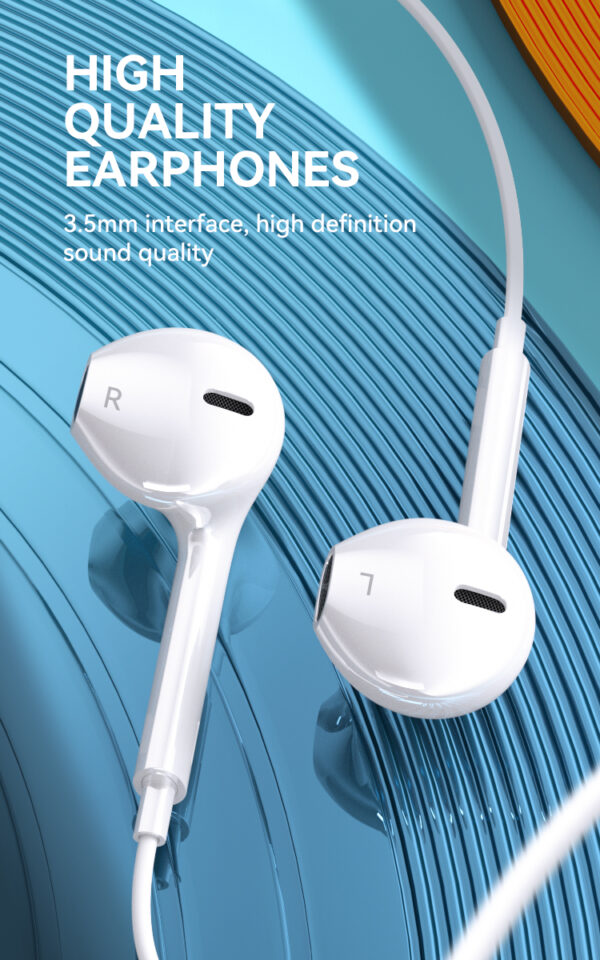 Kemco Ear Set 3.5mm Jack with Built-in Mic & Volume Control