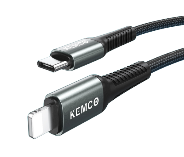 Kemco Mobile Data Cable Type-C To Lightning 5 Amp