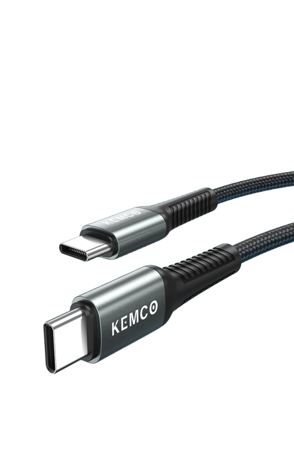 Kemco Data Cable Type-C to Type-C 3 Amp Fast Charging & Data Transfer Cable