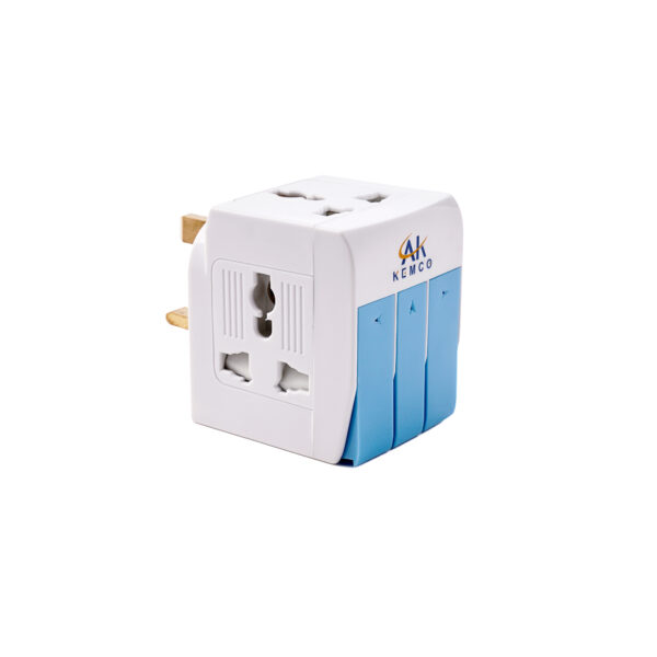 3 Way Multi Adapter Plug with Switch Ak-Ge938Sl