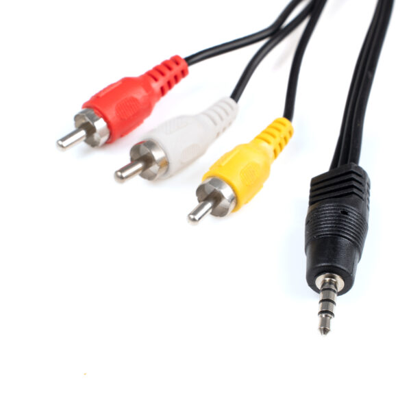 Stereo To 3 Rca Cable 1.8 M
